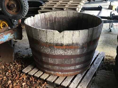 LARGE HALF BARREL