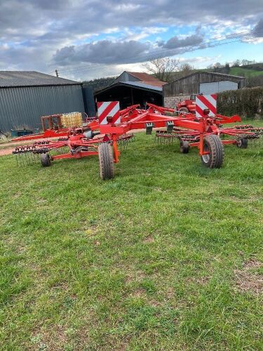 KUHN GA7501 TWIN ROTOR RAKE