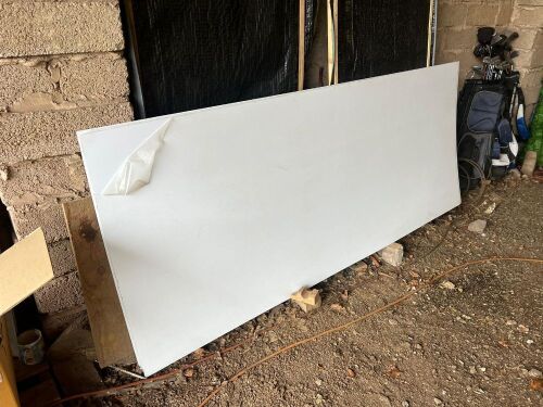 10 WHITE WALL BOARDS