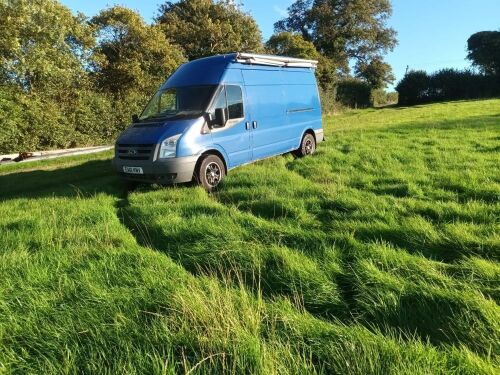 2011 BLUE FORD TRANSIT 350 LWB