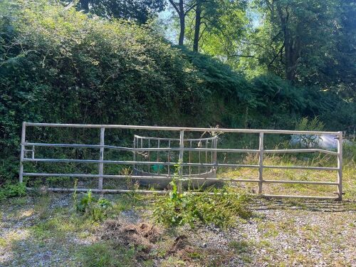 18' GALVANISED YARD GATE