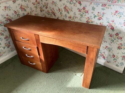 50'' X 18'' X 30'' SOLID WOOD DESK