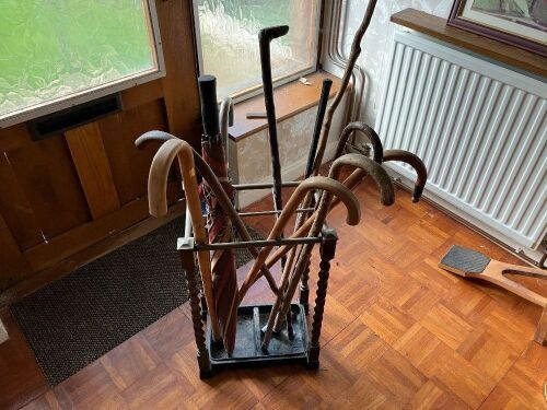 WALKING STICK HOLDER, 8 STICKS ETC