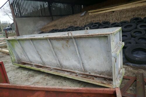 4.5M X 90CM GALVANISED AD LIB TROUGH