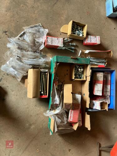 LARGE QTY OF LARGE RAWL BOLTS