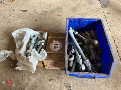 3 X BOXES OF GATE EYE HANGINGS