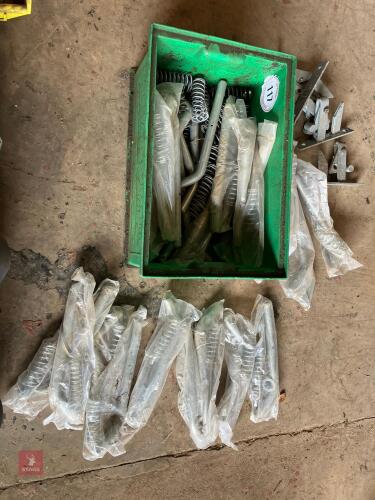 BOX OF NEW AND UNUSED GATE SPRING BOLTS