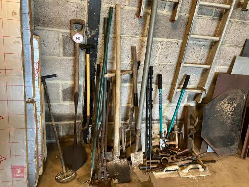LARGE QTY OF VARIOUS HAND TOOLS