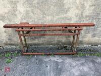 2 X HEAVY DUTY METAL TRESTLES - 7