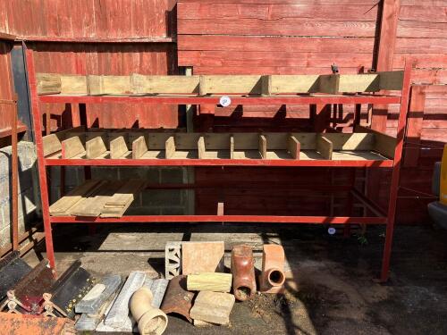 LARGE METAL RACKING/STILLAGE
