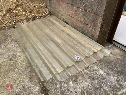 2 X BOX P ROFILE ROOF LIGHT SHEETS