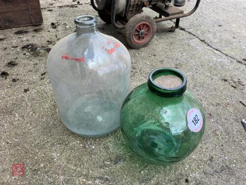 2 X GLASS TERRARIUMS