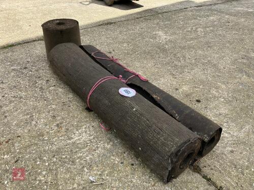 3 X PART ROLLS OF ROOFING FELT
