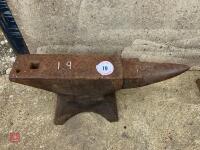 LARGE BLACKSMITHS ANVIL