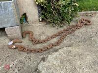 HEAVY DUTY TWIN HOOKED LIFTING CHAIN