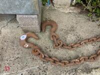 HEAVY DUTY TWIN HOOKED LIFTING CHAIN - 2
