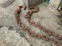 HEAVY DUTY TWIN HOOKED LIFTING CHAIN - 8
