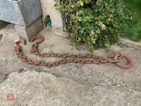 HEAVY DUTY TWIN HOOKED LIFTING CHAIN - 10
