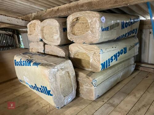 10 X BALES OF ROCKSILK KNAUF INSULATION