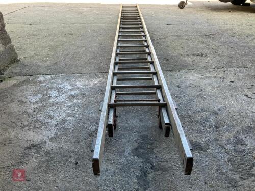 2 PIECE HEAVY DUTY ALUMINIUM LADDER