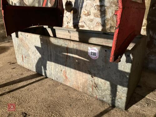 GALVANISED DRINKING TROUGH