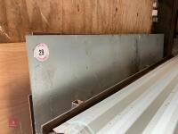 VARIOUS SHEETS OF STEEL AND TIN - 2