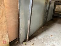 VARIOUS SHEETS OF STEEL AND TIN - 4