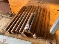 19 X 2' LONG X 1.5'' DIAMETER STEEL BARS - 3