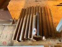 19 X 2' LONG X 1.5'' DIAMETER STEEL BARS - 5