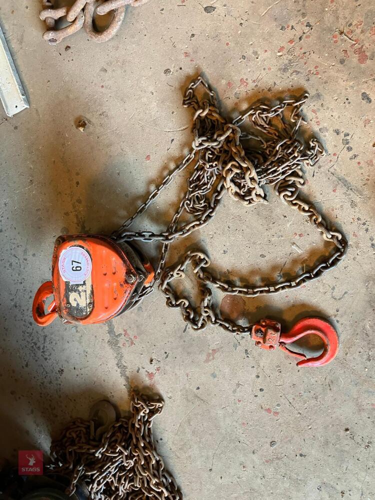 2 TON BLOCK AND TACKLE