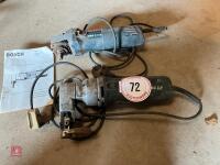 2 X BOSCH 4.5'' ANGLE GRINDERS - 4