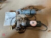 2 X BOSCH 4.5'' ANGLE GRINDERS - 5