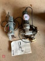 2 X BOSCH 4.5'' ANGLE GRINDERS - 9