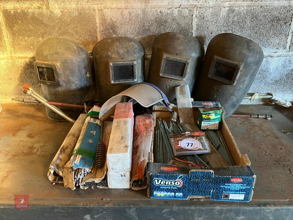ASSORTMENT OF WELDING EQUIPMENT