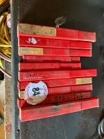 10 X LARGE METAL DRILL BITS