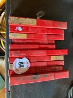 10 X LARGE METAL DRILL BITS - 2