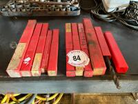 10 X LARGE METAL DRILL BITS - 4