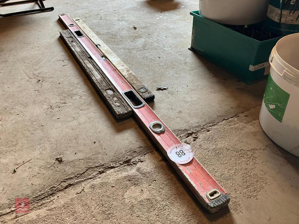 3 X SPIRIT LEVELS