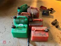 7 X 5LTR FUEL CANS - 3