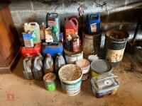 VERY LARGE ASSORTMENT OF OILS ETC