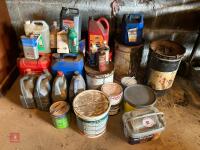 VERY LARGE ASSORTMENT OF OILS ETC - 8