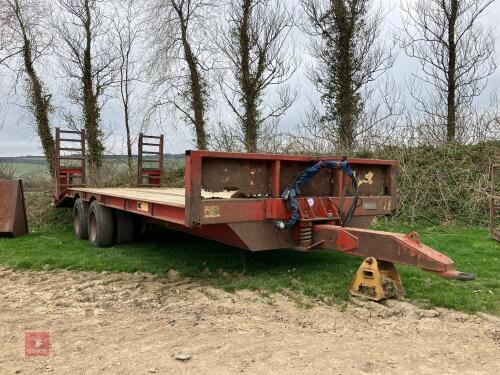 23' NC BEAVERTAIL LOW LOADER TRAILER