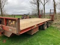 23' NC BEAVERTAIL LOW LOADER TRAILER - 30