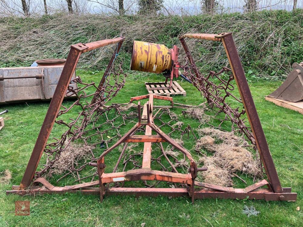 16' BROWNS MOUNTED CHAIN HARROWS
