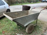 HIGH CAPACITY GALVANISED WHEELBARROW - 4