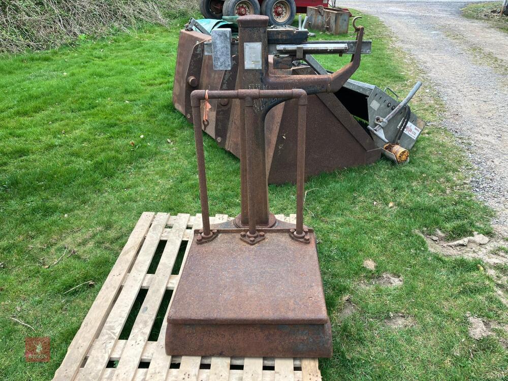 W & T AVERY WEIGH SCALES
