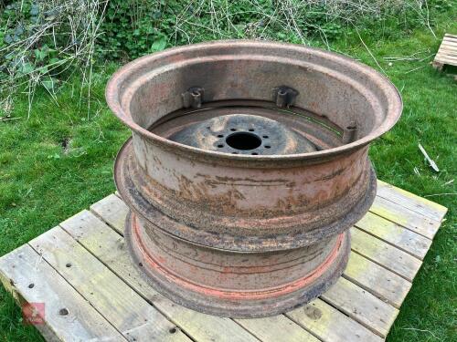 PAIR OF FORDSON DEXTA RIMS