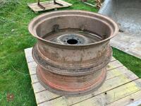 PAIR OF FORDSON DEXTA RIMS - 2