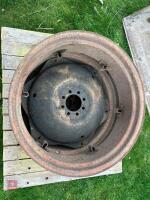 PAIR OF FORDSON DEXTA RIMS - 6