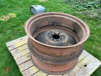 PAIR OF FORDSON DEXTA RIMS - 9